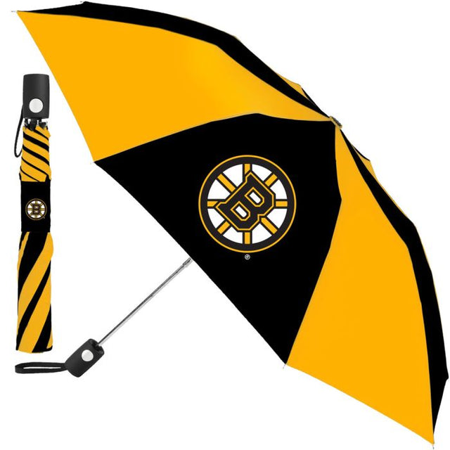 Paraguas plegable automático de los Boston Bruins