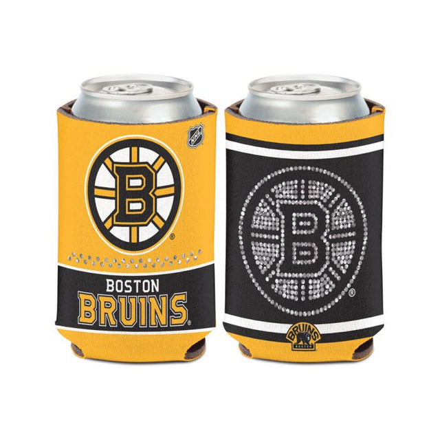 Enfriador de lata Bling de los Boston Bruins de 12 oz.