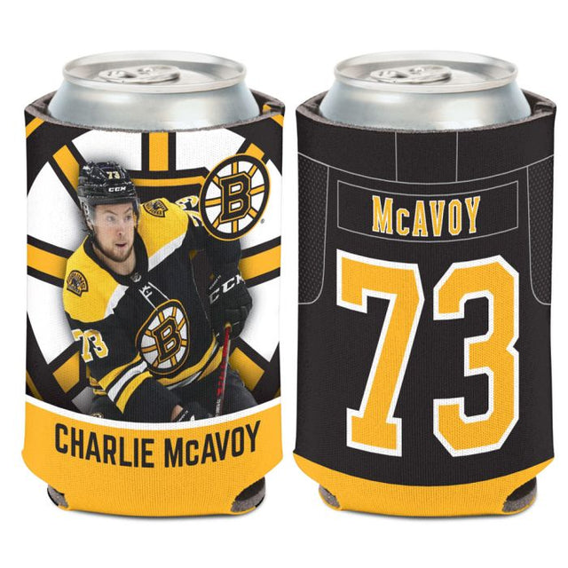 Enfriador de latas Boston Bruins de 12 onzas Charlie McAvoy