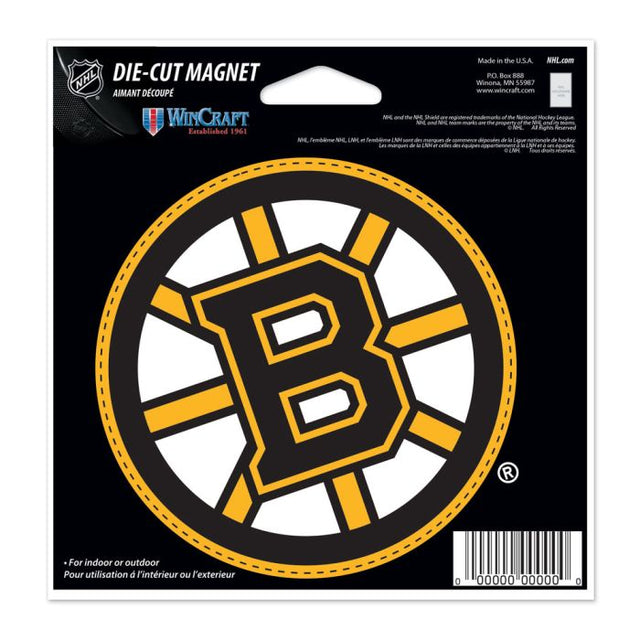 Boston Bruins Die Cut Magnet 4.5" x 6"