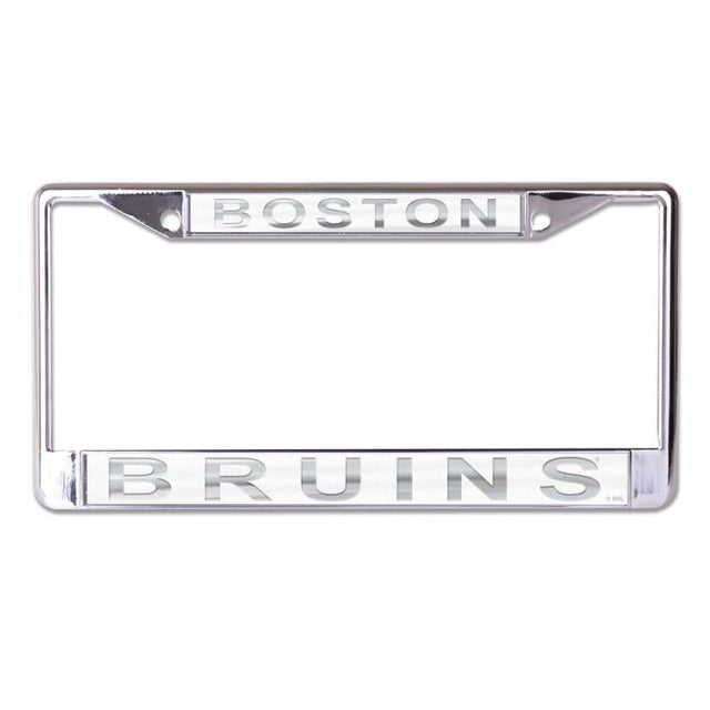 Boston Bruins FROST Lic Plt Frame S/L Printed