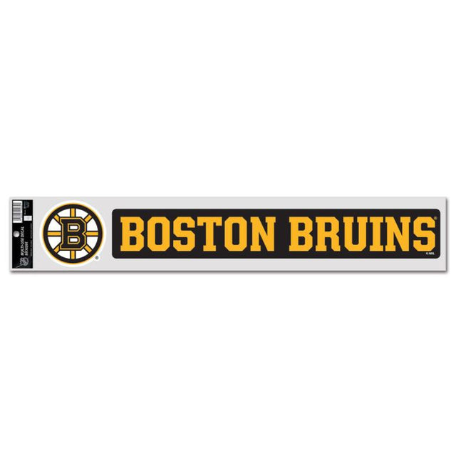 Calcomanías para fanáticos de los Boston Bruins de 3" x 17"