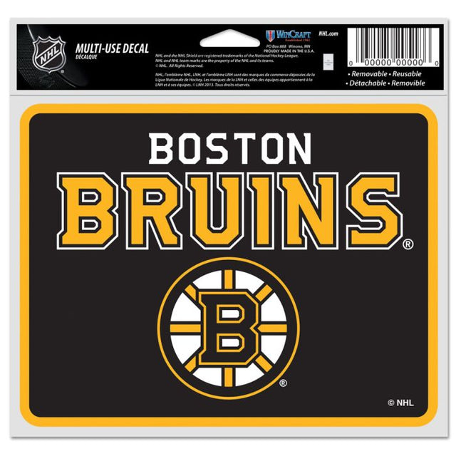 Calcomanías para fanáticos de los Boston Bruins de 5" x 6"