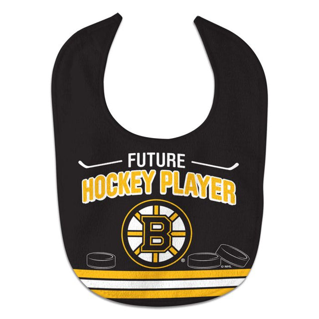 Babero para bebé All Pro de jugador de hockey del futuro de los Boston Bruins