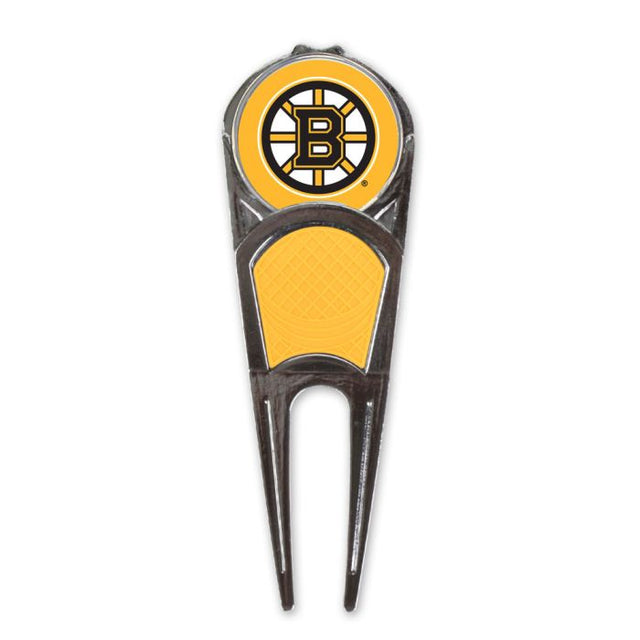 Herramienta para reparar marcas de pelotas de golf de los Boston Bruins*