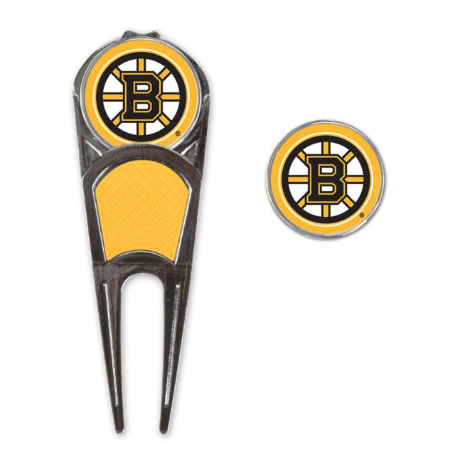 Combo de herramienta/marcador de golf/clip en forma de H de los Boston Bruins*