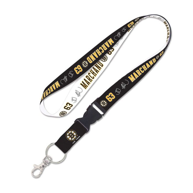 Boston Bruins Lanyard w/detachable buckle 1" Brad Marchand