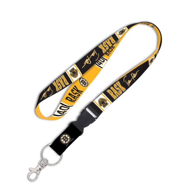 Cordón de los Boston Bruins con hebilla desmontable Tuukka Rask de 1"