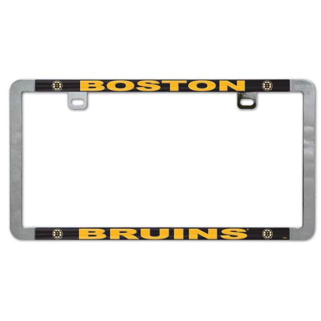 Boston Bruins Metal Lic. Plate Frame Slim