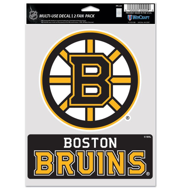 Paquete multiusos para dos fanáticos de los Boston Bruins