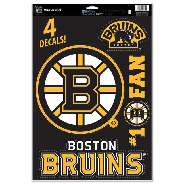 Calcomanía multiusos de los Boston Bruins, 11" x 17"