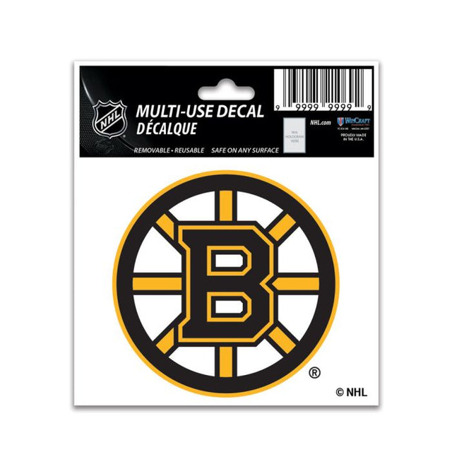 Calcomanía multiusos de los Boston Bruins de 3" x 4"