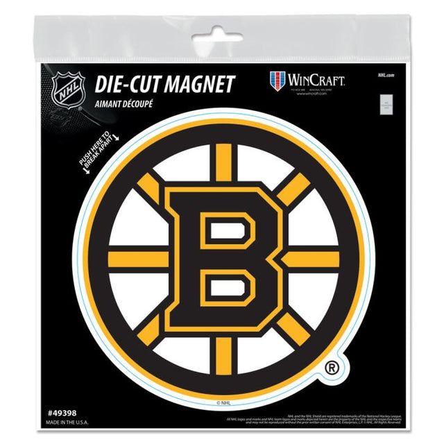 Imanes para exteriores de los Boston Bruins, 6" x 6"