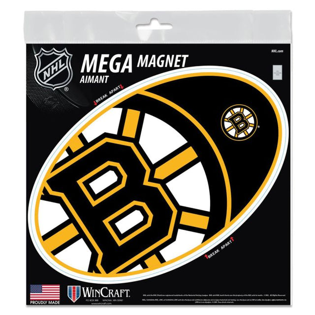 Imanes para exteriores de los Boston Bruins, 6" x 6"