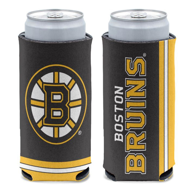 Refrigerador de latas delgado de 12 oz PRIMARY de Boston Bruins