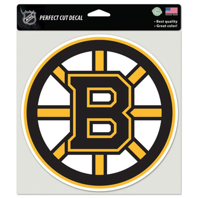 Calcomanía de color de corte perfecto de los Boston Bruins de 8" x 8"