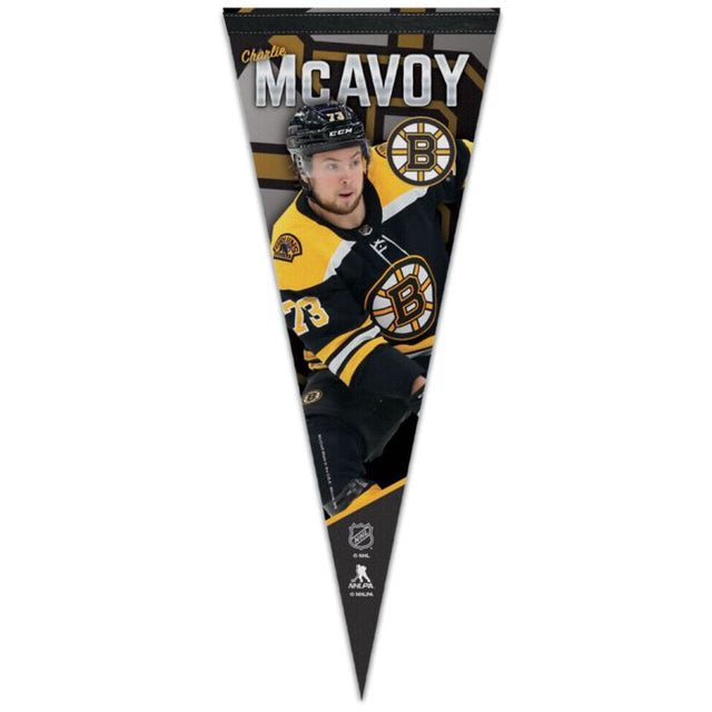 Boston Bruins Premium Pennant 12" x 30" Charlie McAvoy