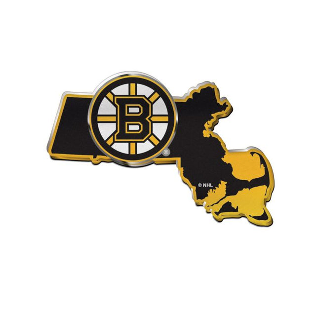 Emblema acrílico para automóvil de los Boston Bruins STATE