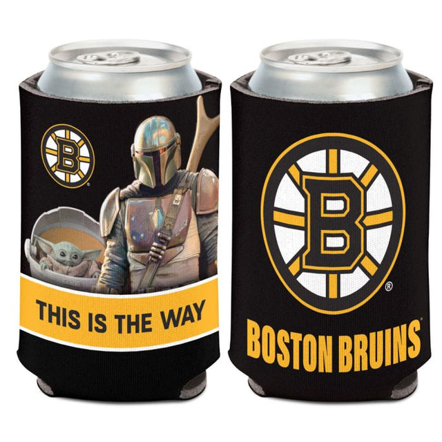 Enfriador de lata Boston Bruins / Star Wars Mandalorian 12 oz.