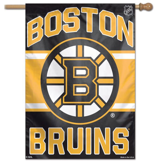 Bandera vertical de los Boston Bruins de 28" x 40"