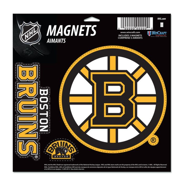 Boston Bruins Vinyl Magnet 11" x 11"