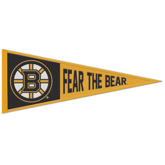 Boston Bruins Wool Pennant 13" x 32"