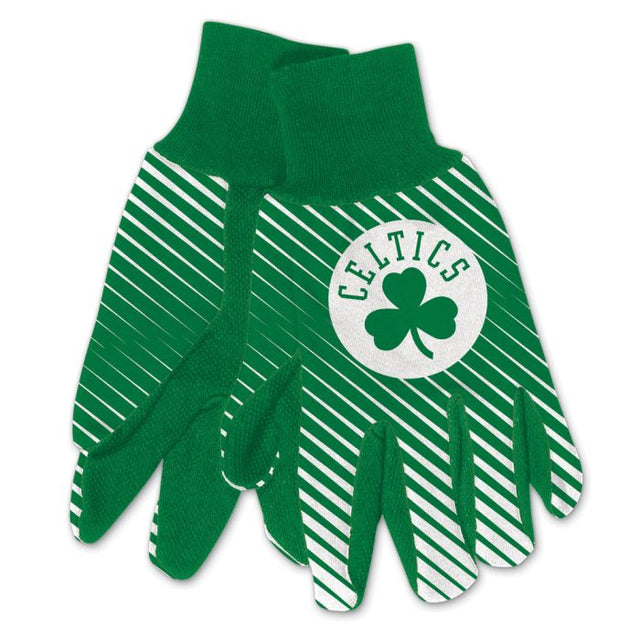 Guantes de dos tonos para adultos de los Boston Celtics