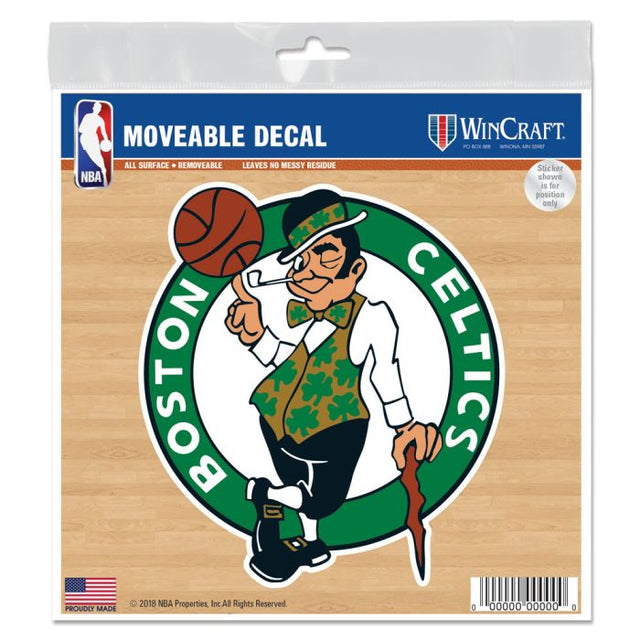 Calcomanía para todas las superficies de los Boston Celtics, 6" x 6"