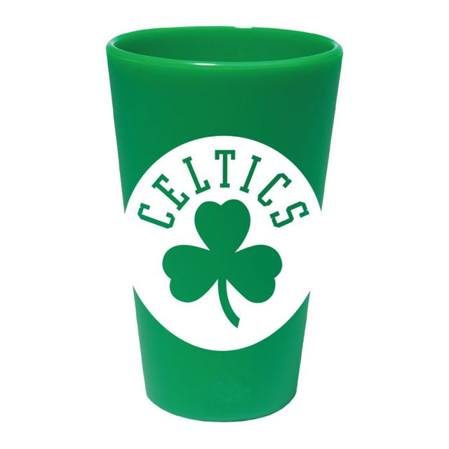 Boston Celtics Color 16 oz Silicone Pint Glass