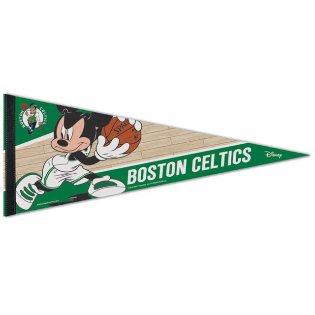 Banderín premium de Boston Celtics/Disney de 30 x 76 cm