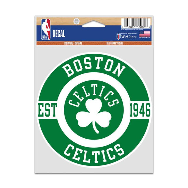 Boston Celtics Fan Decals 3.75" x 5"