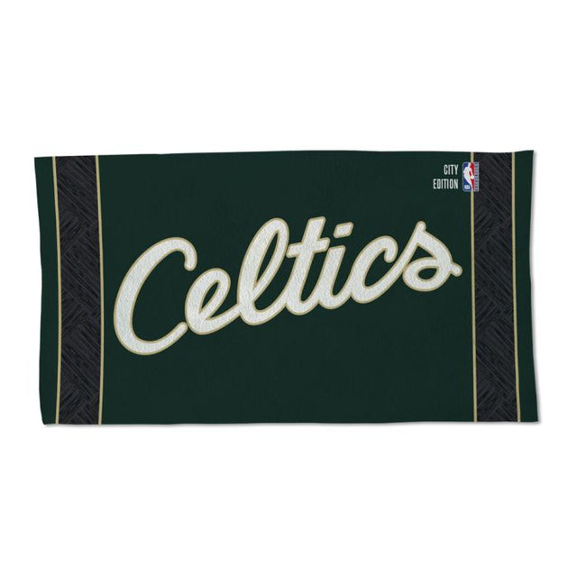 Toalla de vestuario de un solo lado a todo color de los Boston Celtics