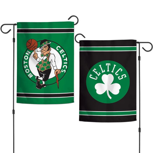 Banderas de jardín de los Boston Celtics, de 2 lados, 12,5" x 18"