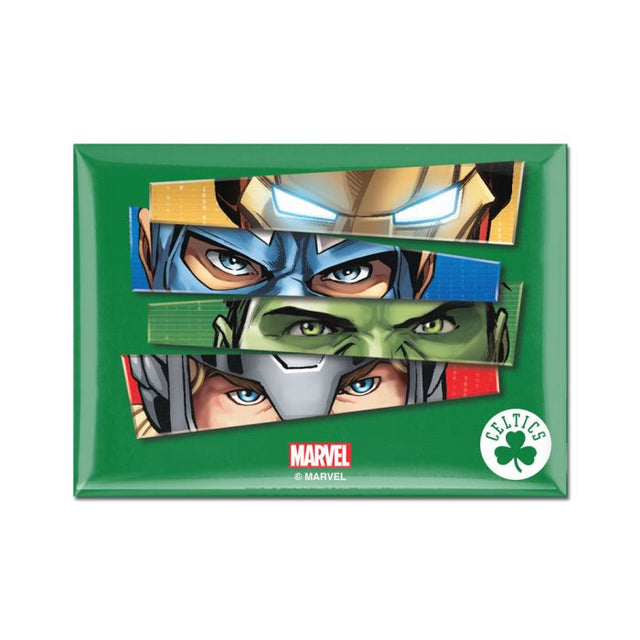 Boston Celtics / Marvel (c) 2021 MARVEL Metal Magnet 2.5" x 3.5"