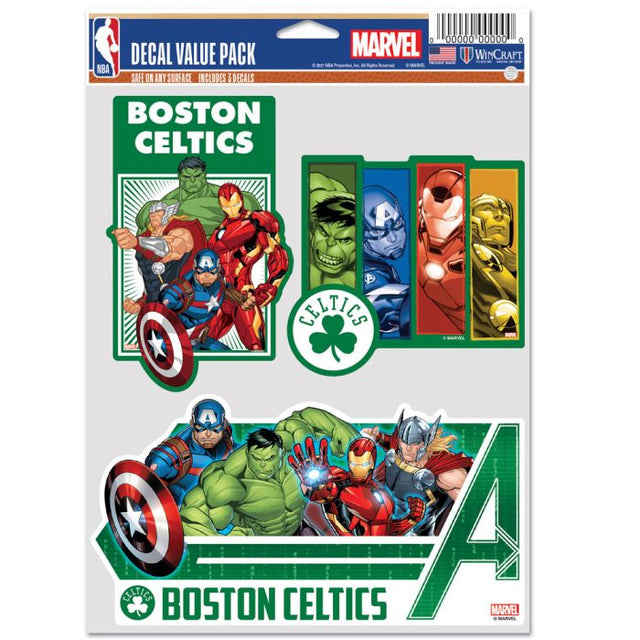 Boston Celtics / Marvel (c) 2021 MARVEL Multi Use 3 Fan Pack