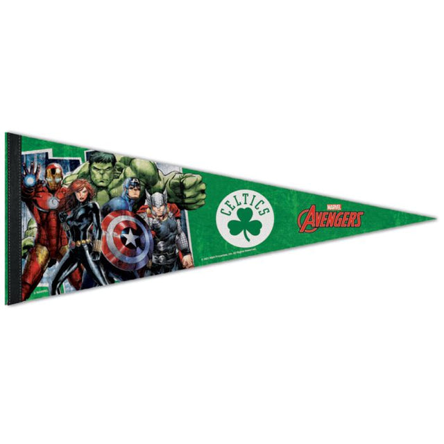 Boston Celtics / Marvel (c) 2021 MARVEL Premium Pennant 12" x 30"