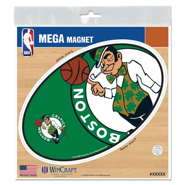 Imanes para exteriores de los Boston Celtics, 6" x 6"