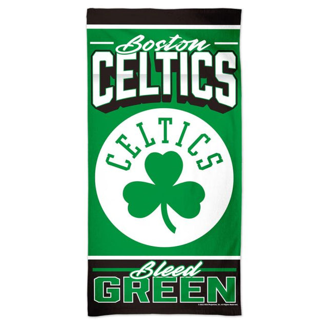 Toalla de playa Spectra de Boston Celtics de 30" x 60"