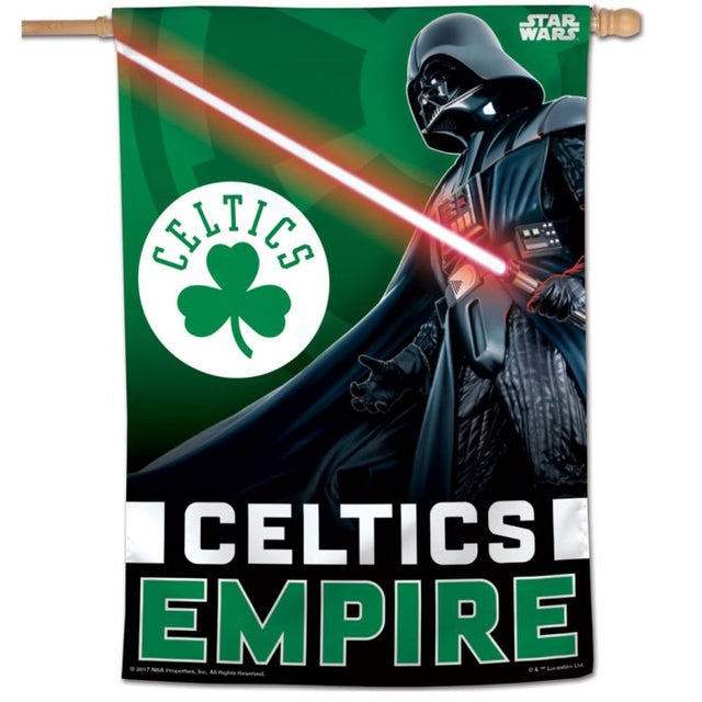 Bandera vertical de Star Wars de Boston Celtics, 28" x 40"