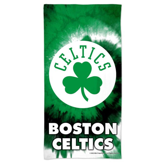 Toalla de playa Spectra TDYE de Boston Celtics de 30" x 60"