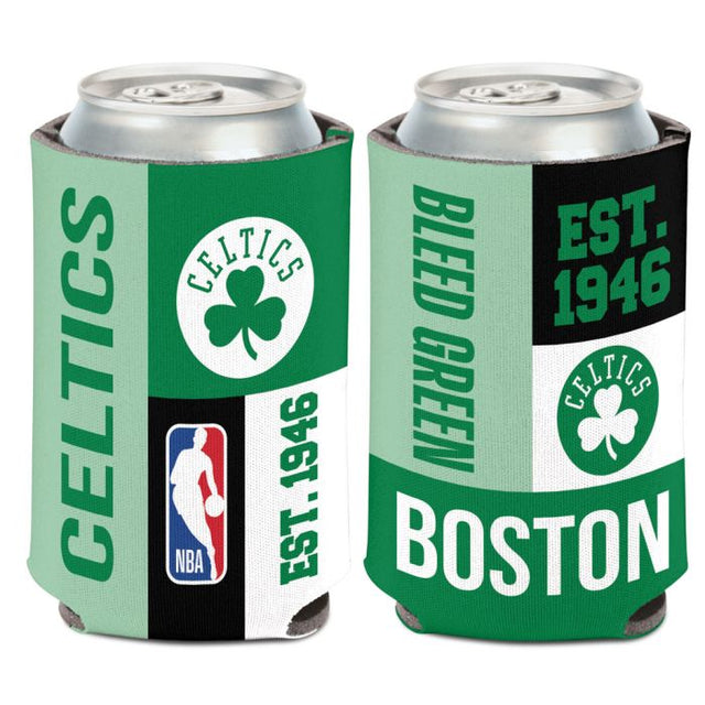 Boston Celtics color block Can Cooler 12 oz.