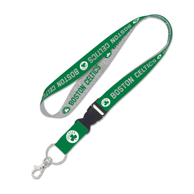 Boston Celtics heather Lanyard w/detachable buckle 1"