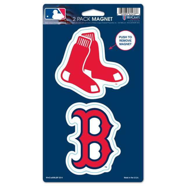 Boston Red Sox 2 Pack Magnets 5" x 9"