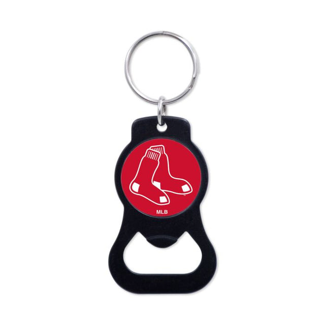 Boston Red Sox Black Bottle Opener Key Ring