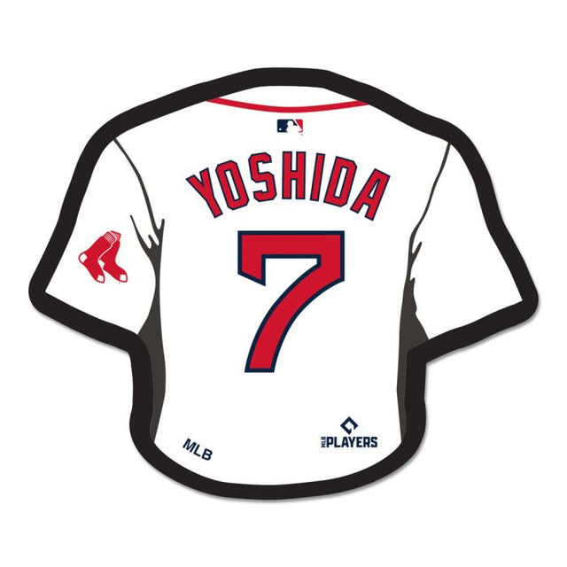 Tarjeta de joyería con pin de colección de los Boston Red Sox de Masataka Yoshida