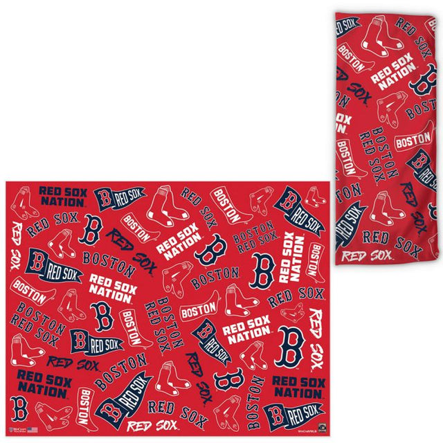 Envolturas para fanáticos con estampado disperso de los Boston Red Sox y Cooperstown