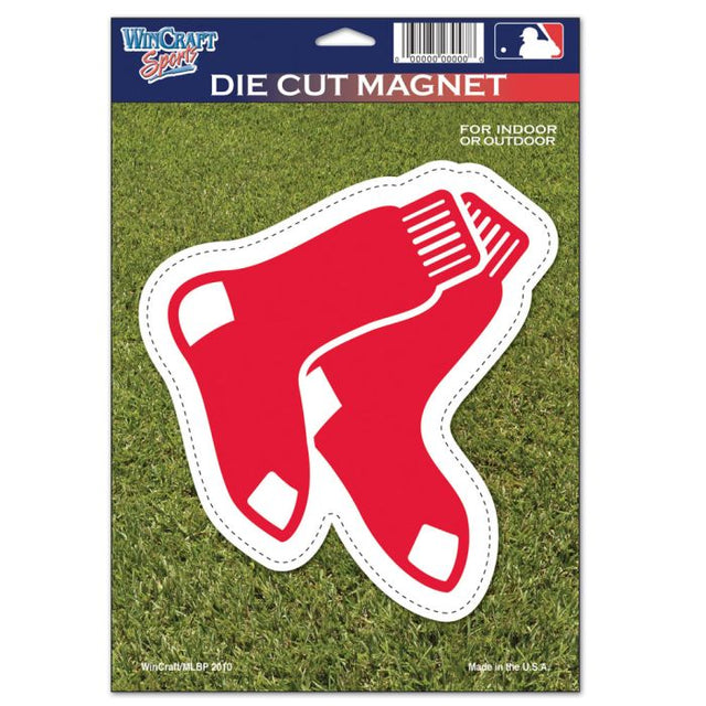 Boston Red Sox Die Cut Logo Magnet 6.25" x 9"