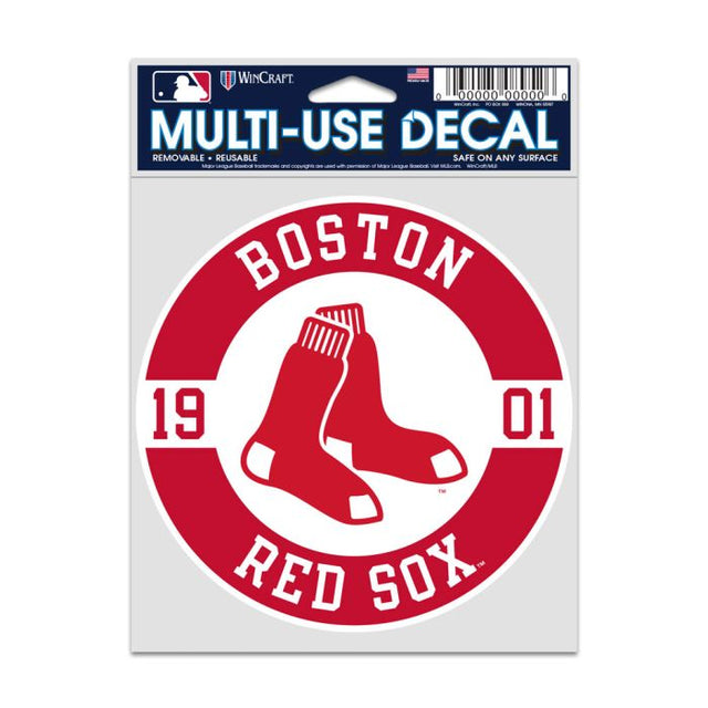 Calcomanías para fanáticos de los Boston Red Sox de 3,75" x 5"