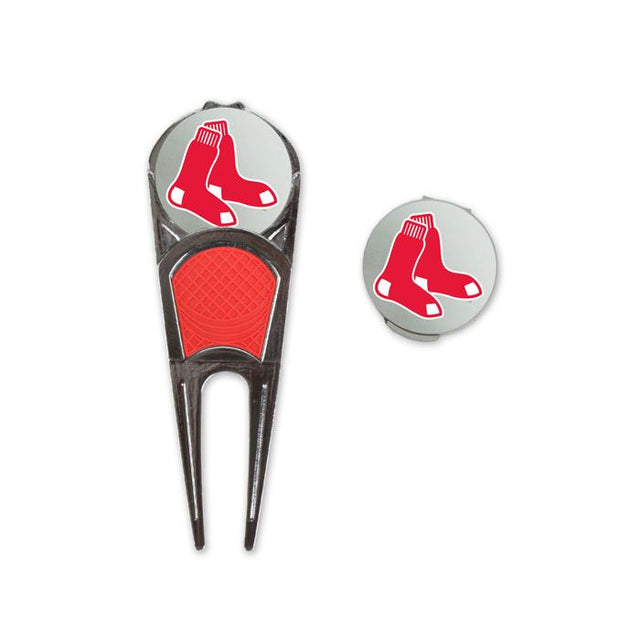 Combo de herramienta/marcador de golf/clip en forma de H de los Boston Red Sox*