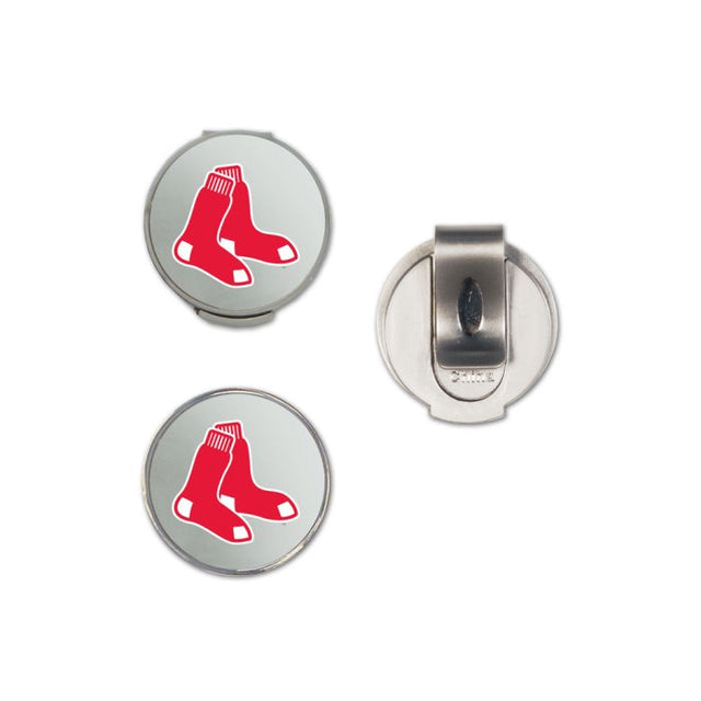 Clip para gorra de los Boston Red Sox con 2 marcadores, con tapa tipo concha